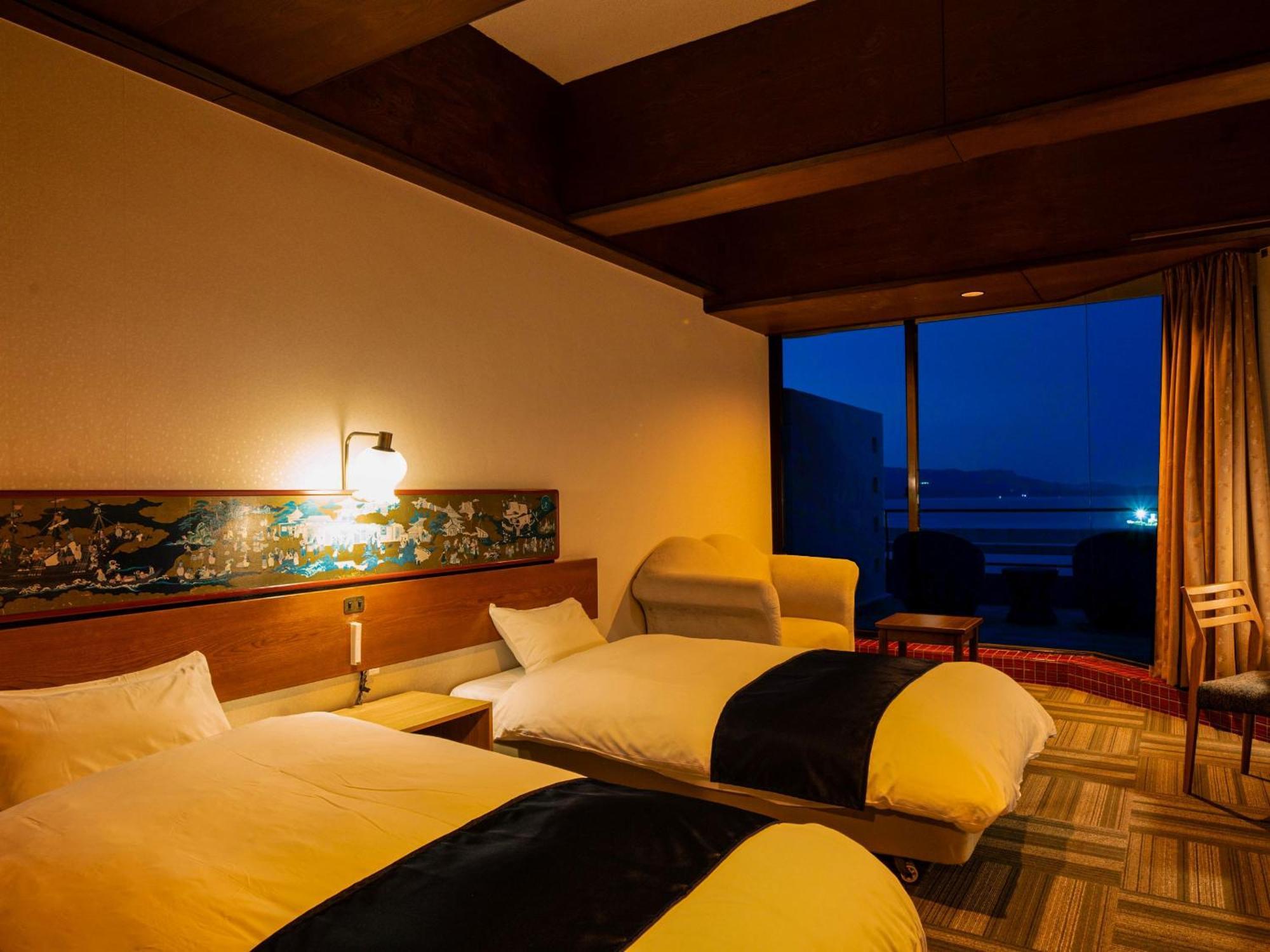Ooedo Onsen Monogatari Hotel Ranpu Hirado Exterior foto